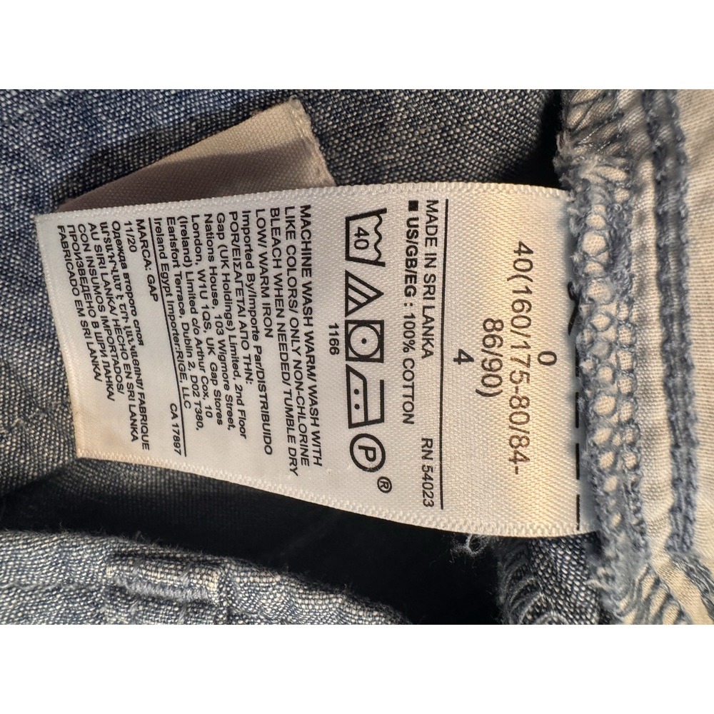 Gap Womens Heather Blue Bermuda Shorts size 0 waist 26" inseam 9" - Picture 5 of 8